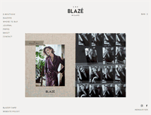 Tablet Screenshot of blaze-milano.com